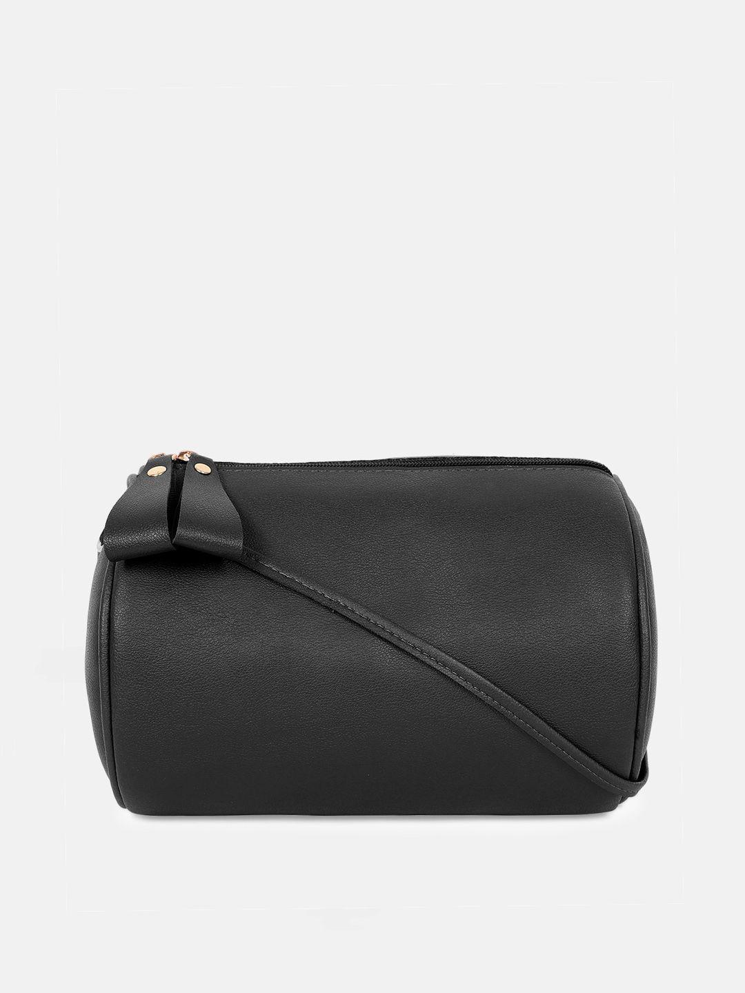 bagsy malone black structured sling bag