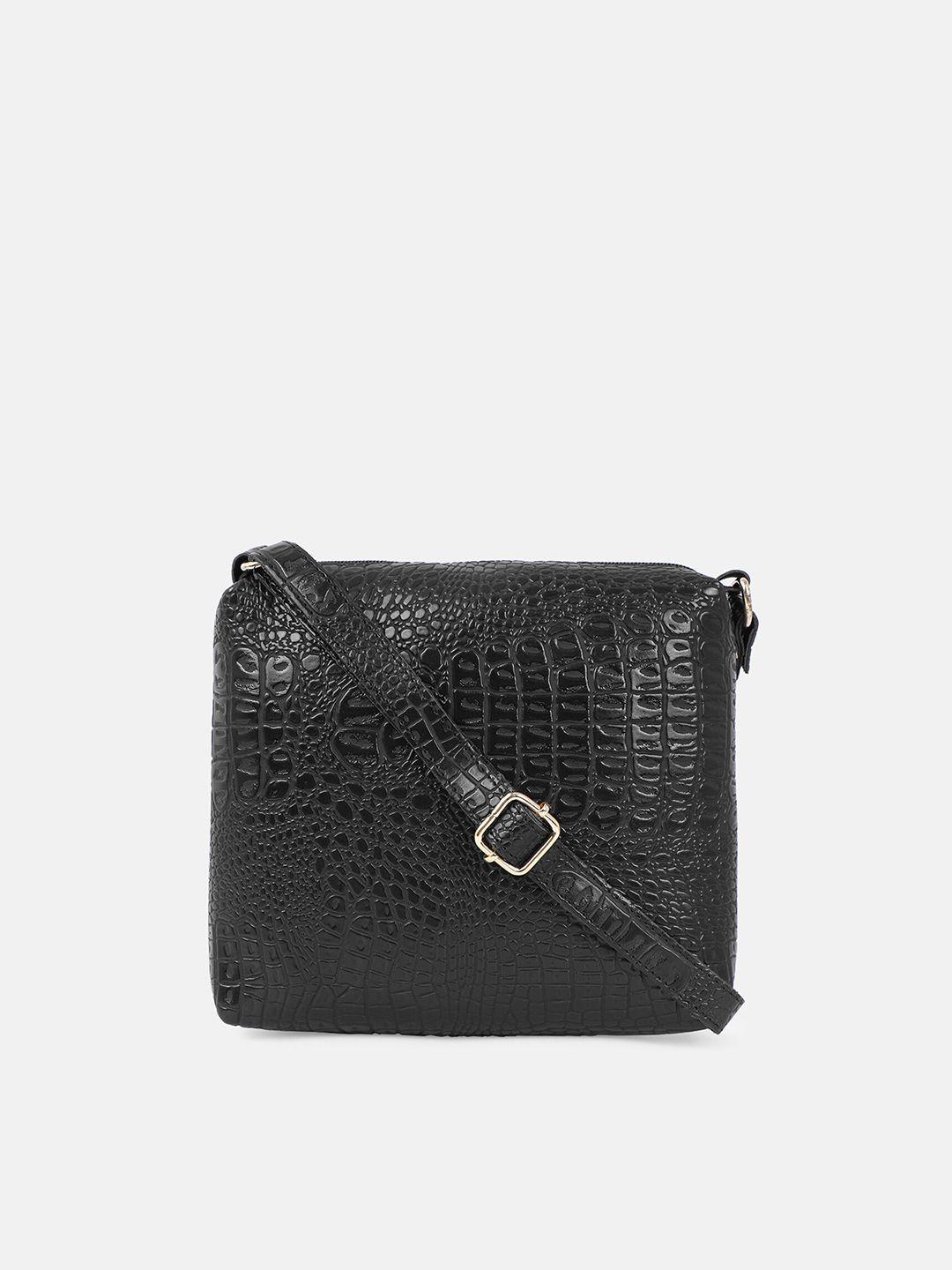 bagsy malone black textured purse clutch