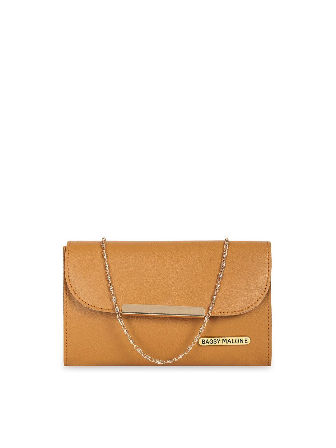 bagsy malone brown envelope clutch