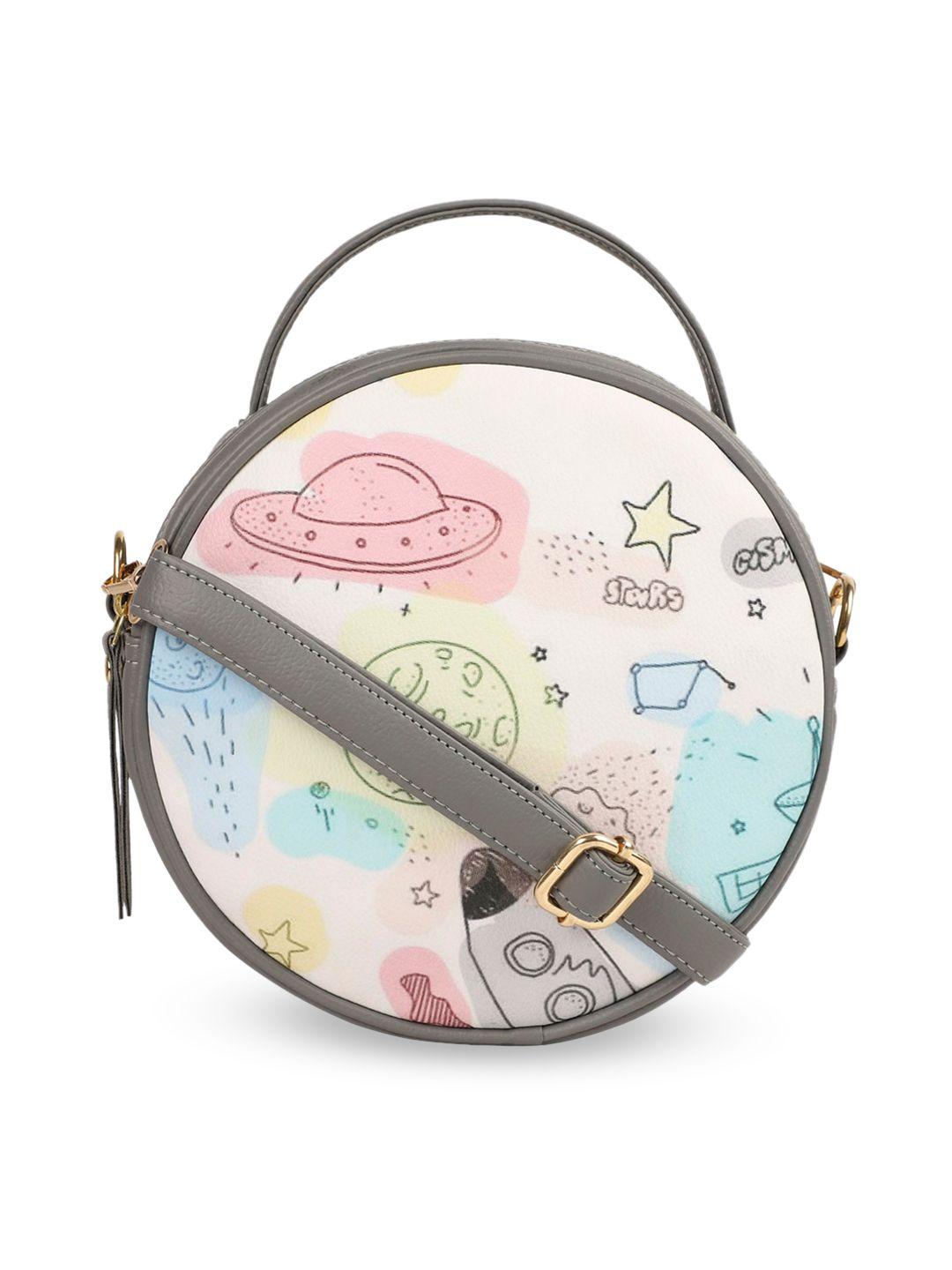 bagsy malone graphic printed structured sling bag