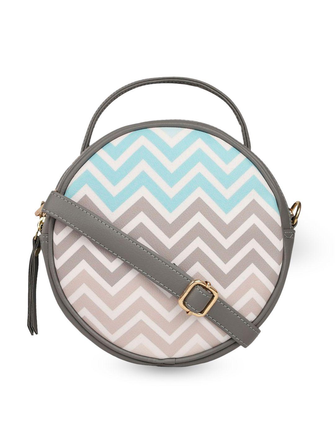 bagsy malone multicoloured geometric printed full moon handheld bag