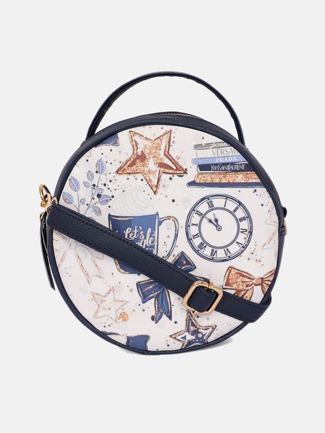 bagsy malone multicoloured printed pu swagger sling bag