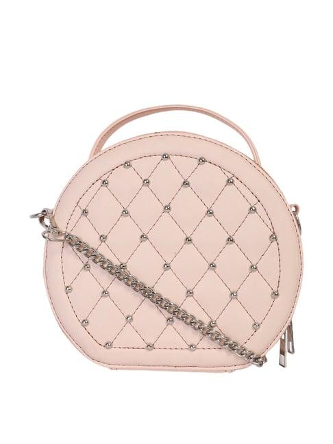 bagsy malone pink embellished sling bag