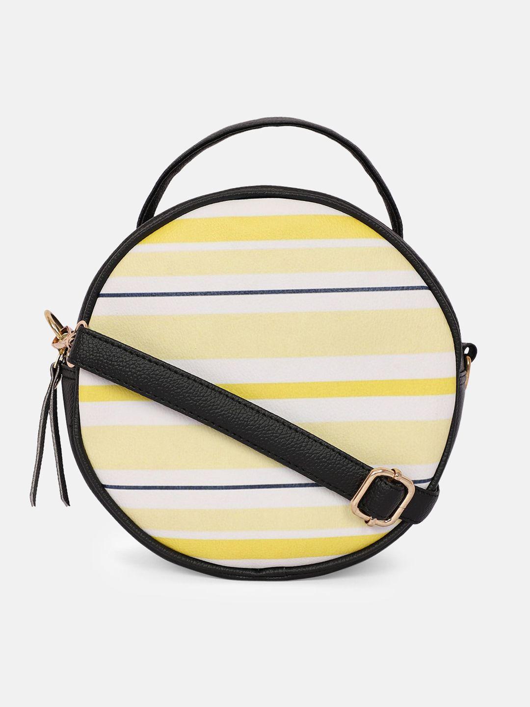 bagsy malone striped structured sling bag