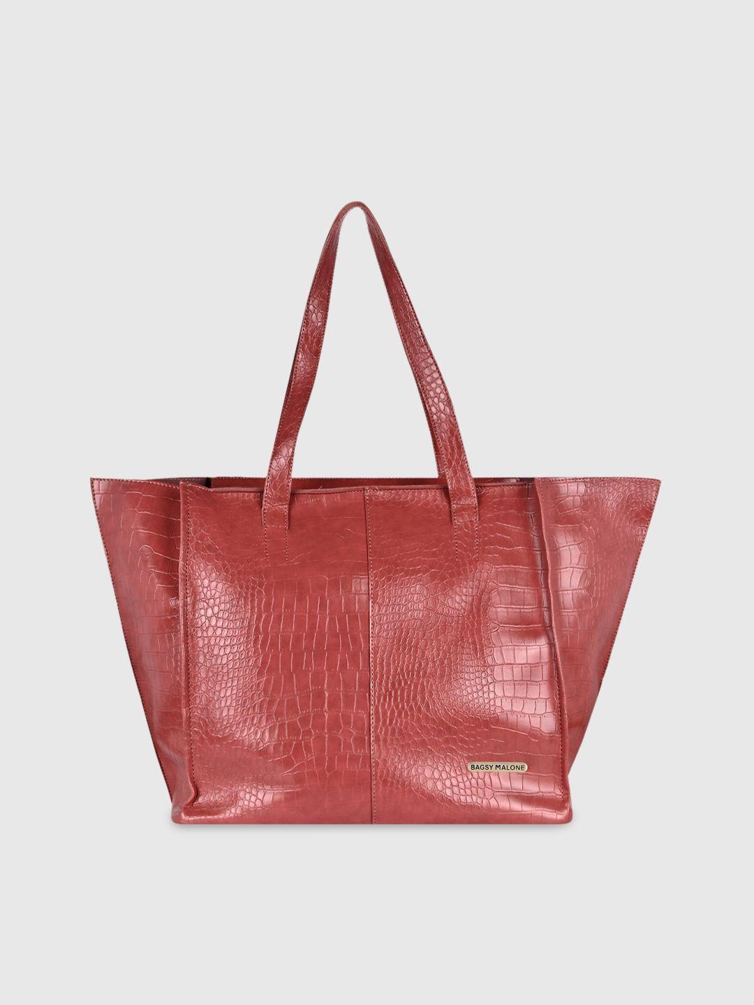 bagsy malone textured structured tote bag