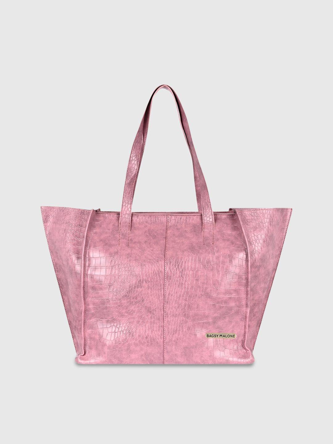 bagsy malone textured structured tote bag