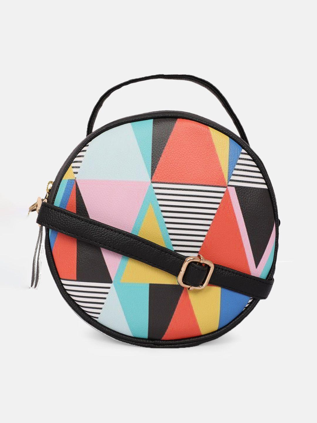 bagsy malone women geometric printed sling bag