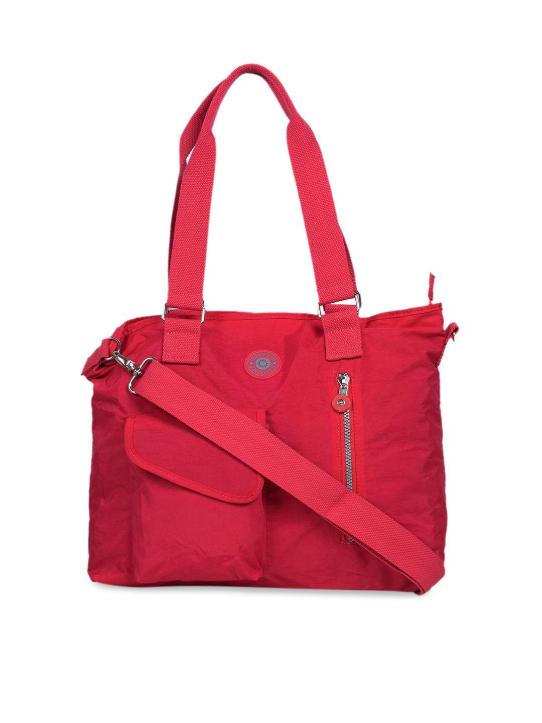 bahama red solid handheld bag