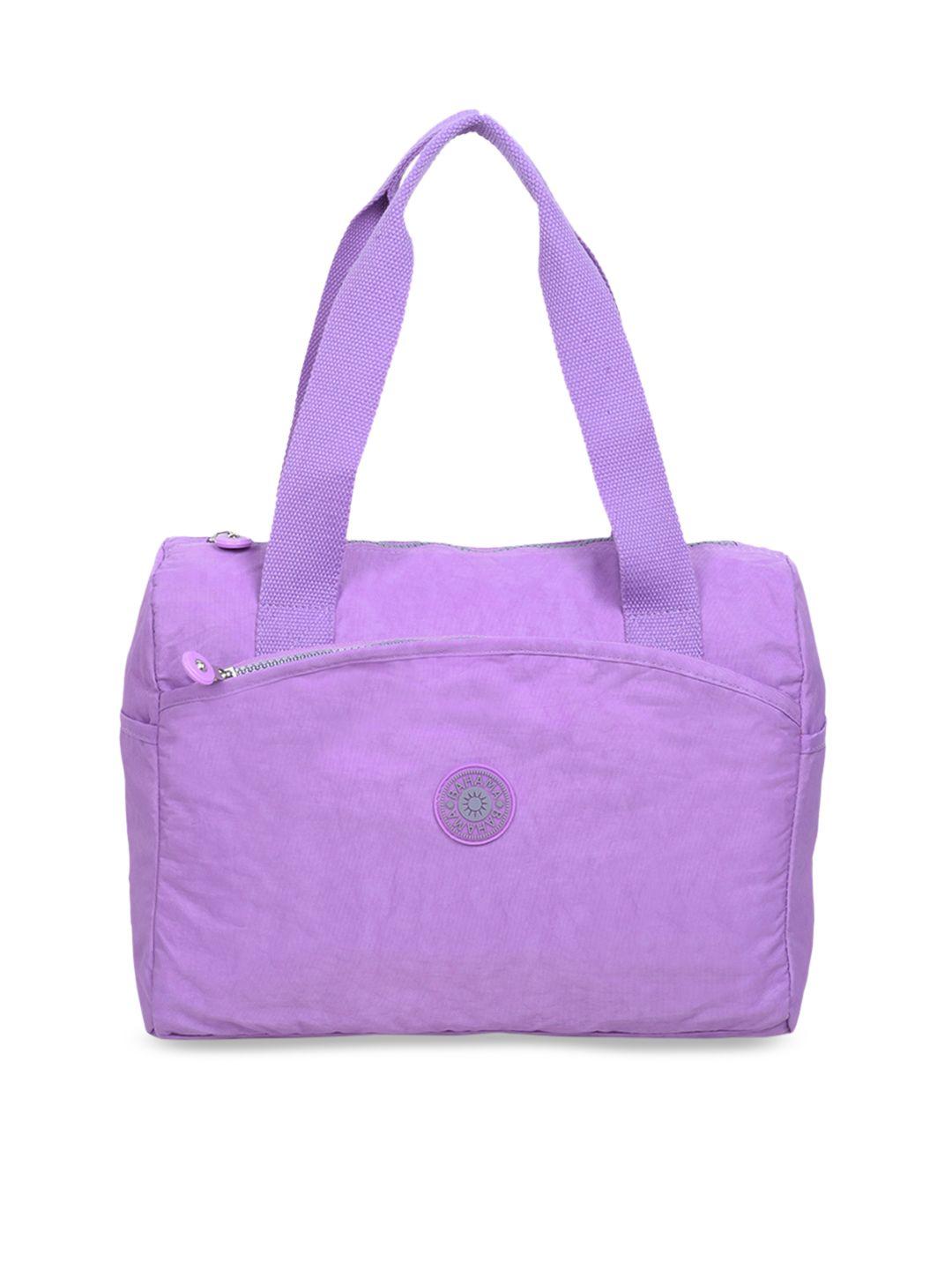 bahama crinkle lavender solid handheld bag