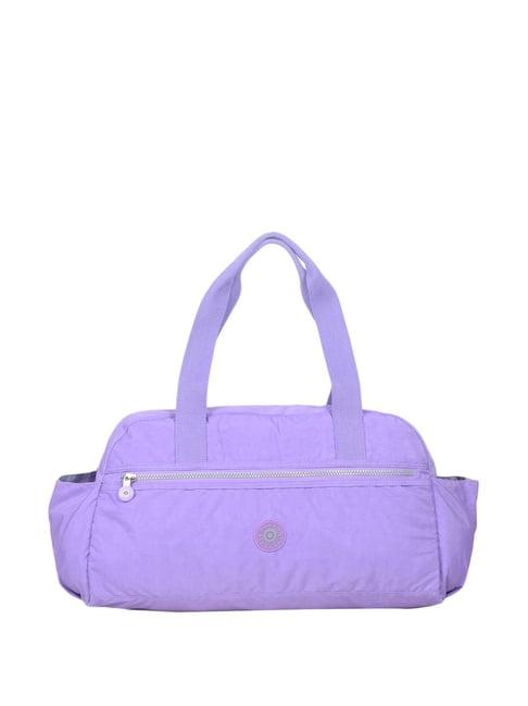 bahama crinkle light purple medium duffle bag