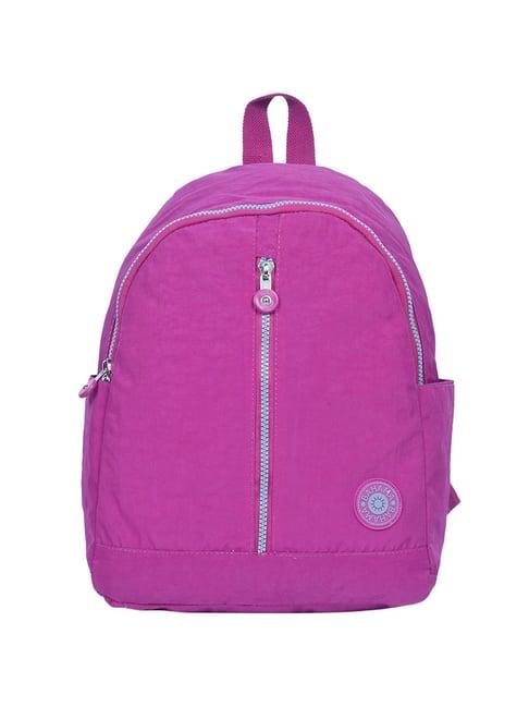 bahama crinkle purple nylon medium backpack