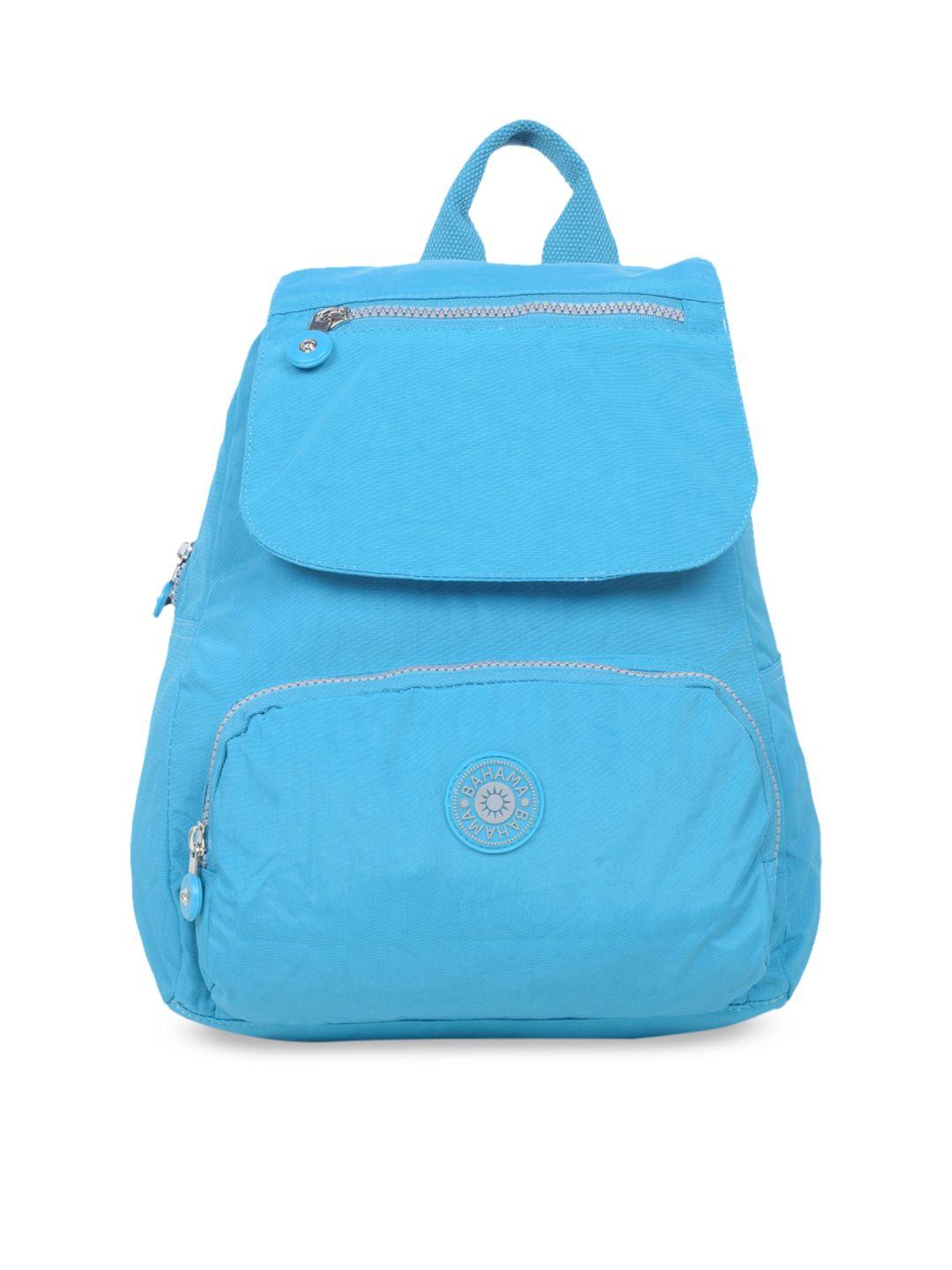 bahama crinkle range blue solid backpack