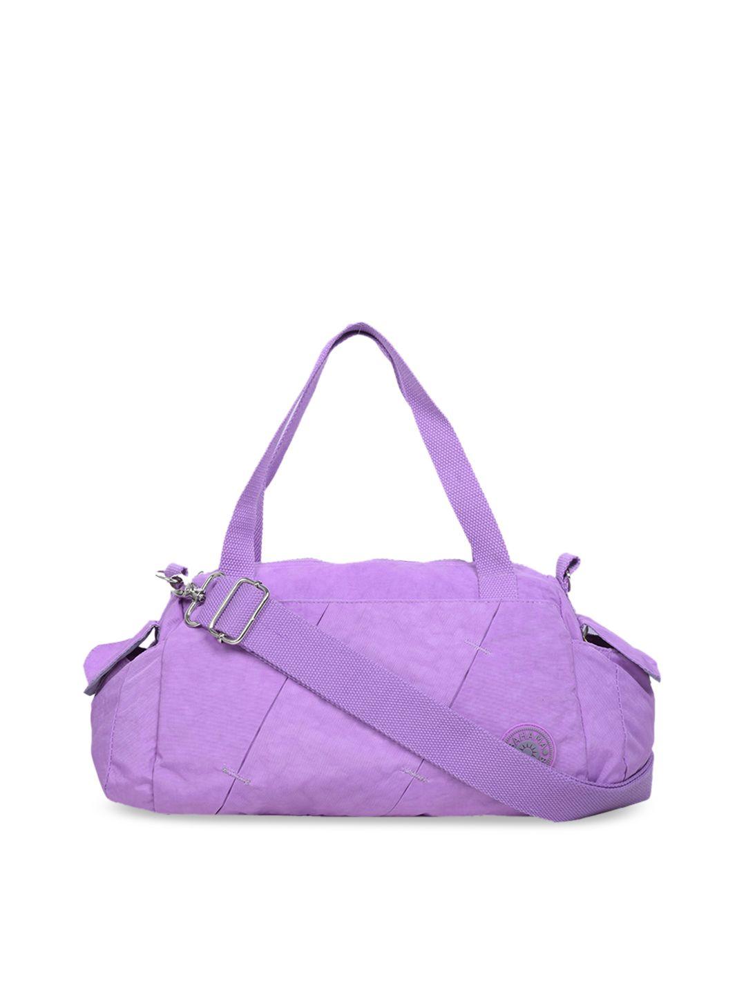 bahama crinkle range purple solid handheld bag