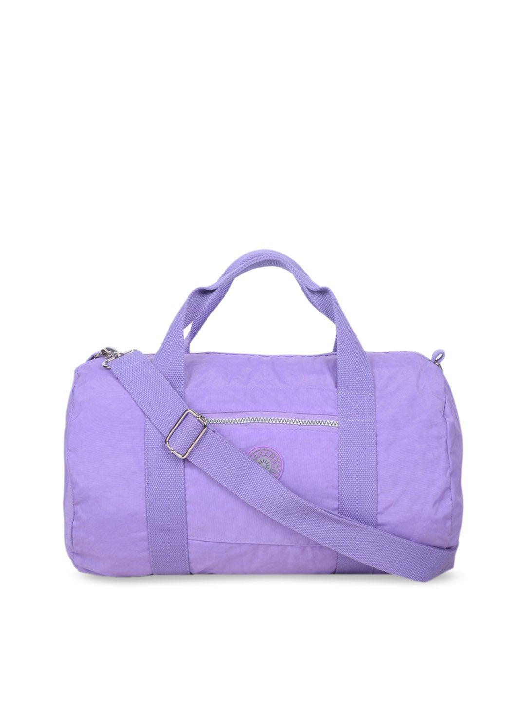 bahama crinkle range purple solid handheld bag