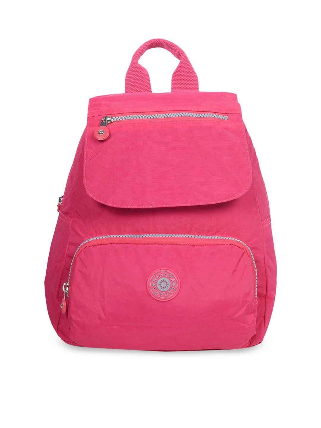 bahama crinkle range unisex fuchsia solid backpack