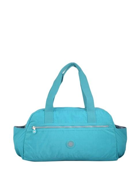 bahama crinkle turquoise medium duffle bag