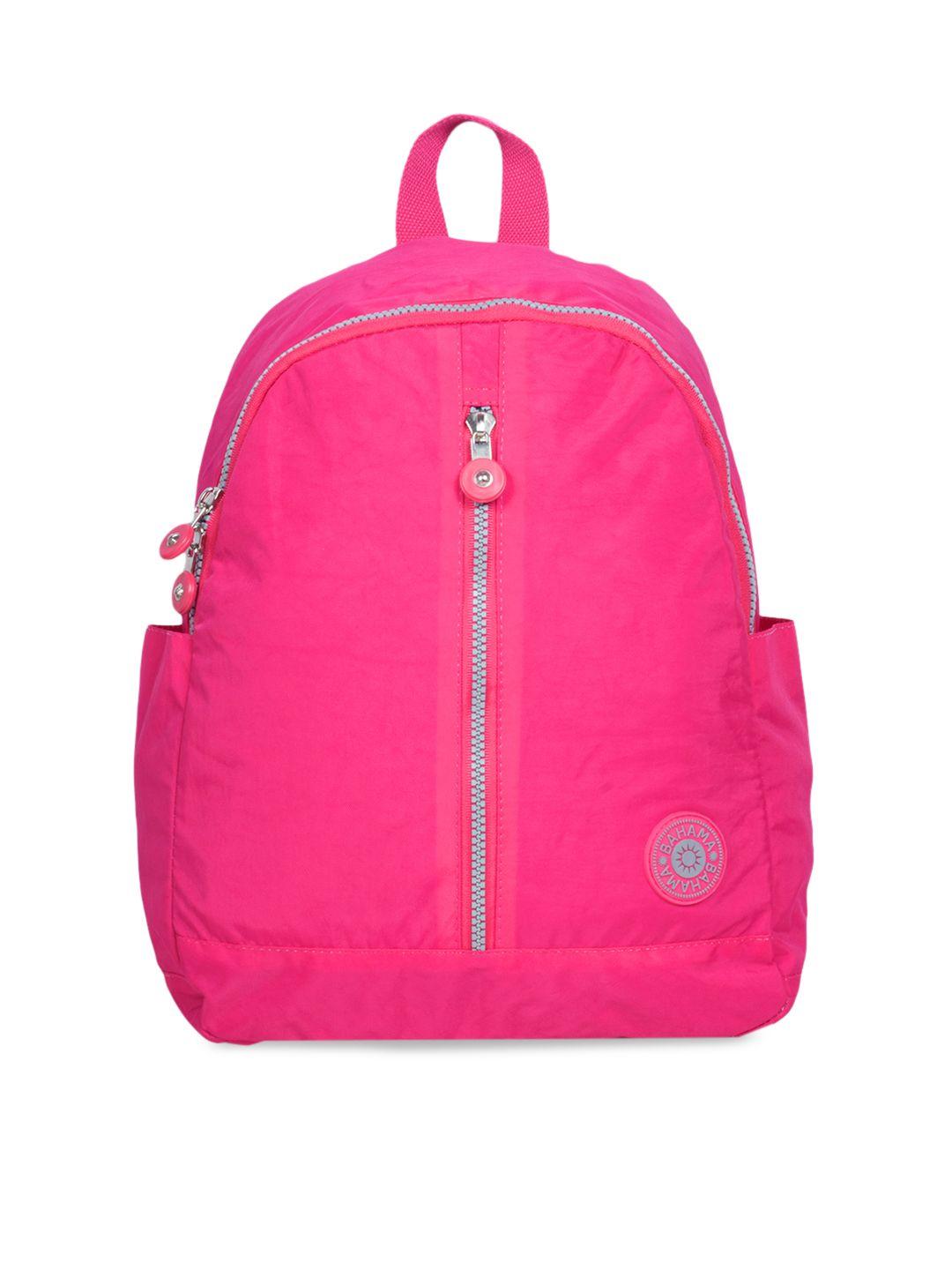 bahama unisex pink solid backpack