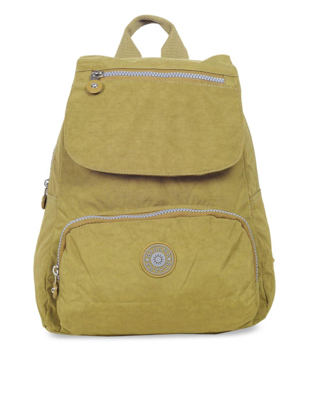 bahama unisex yellow solid backpack