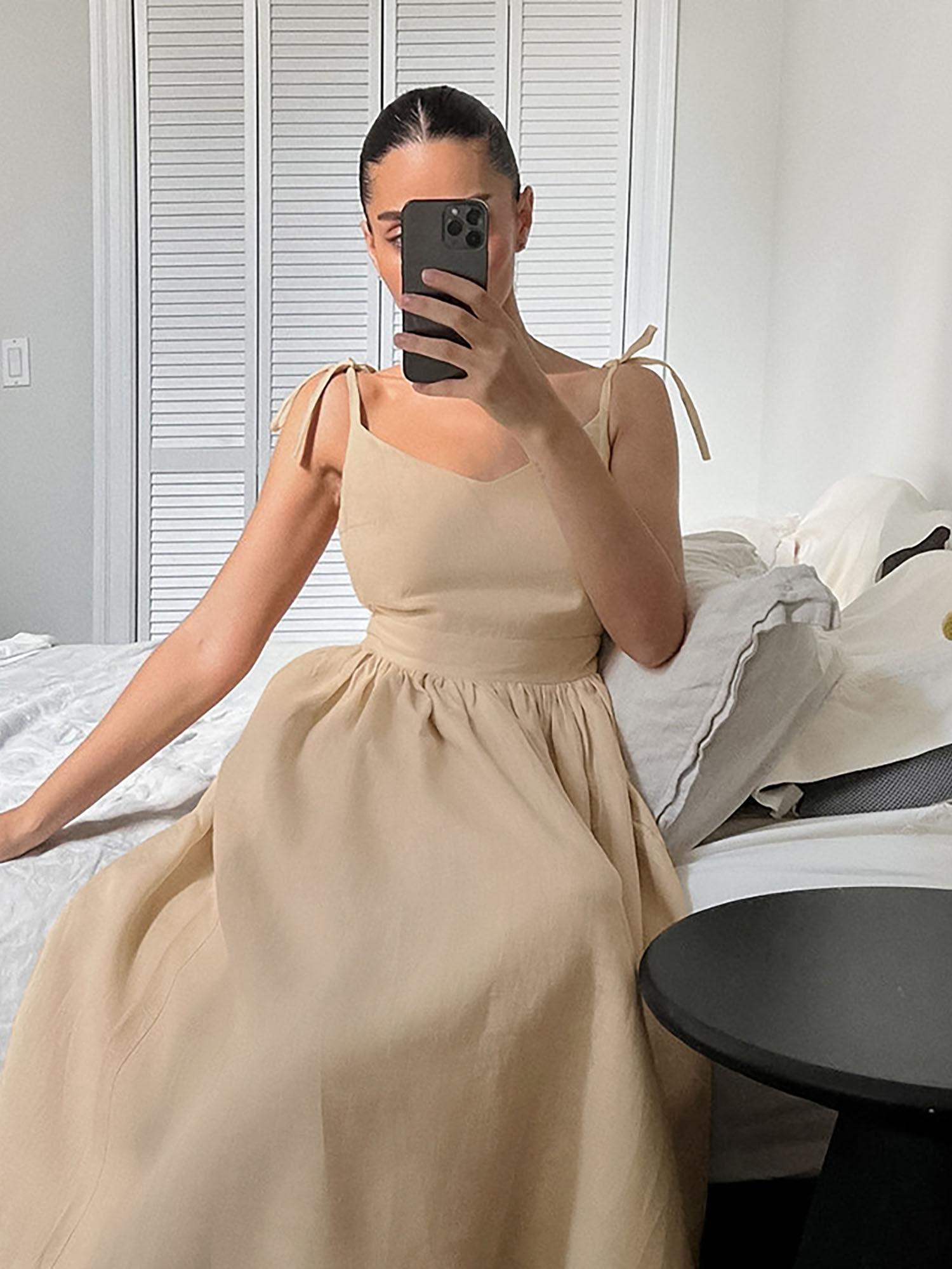 bailey beige dress