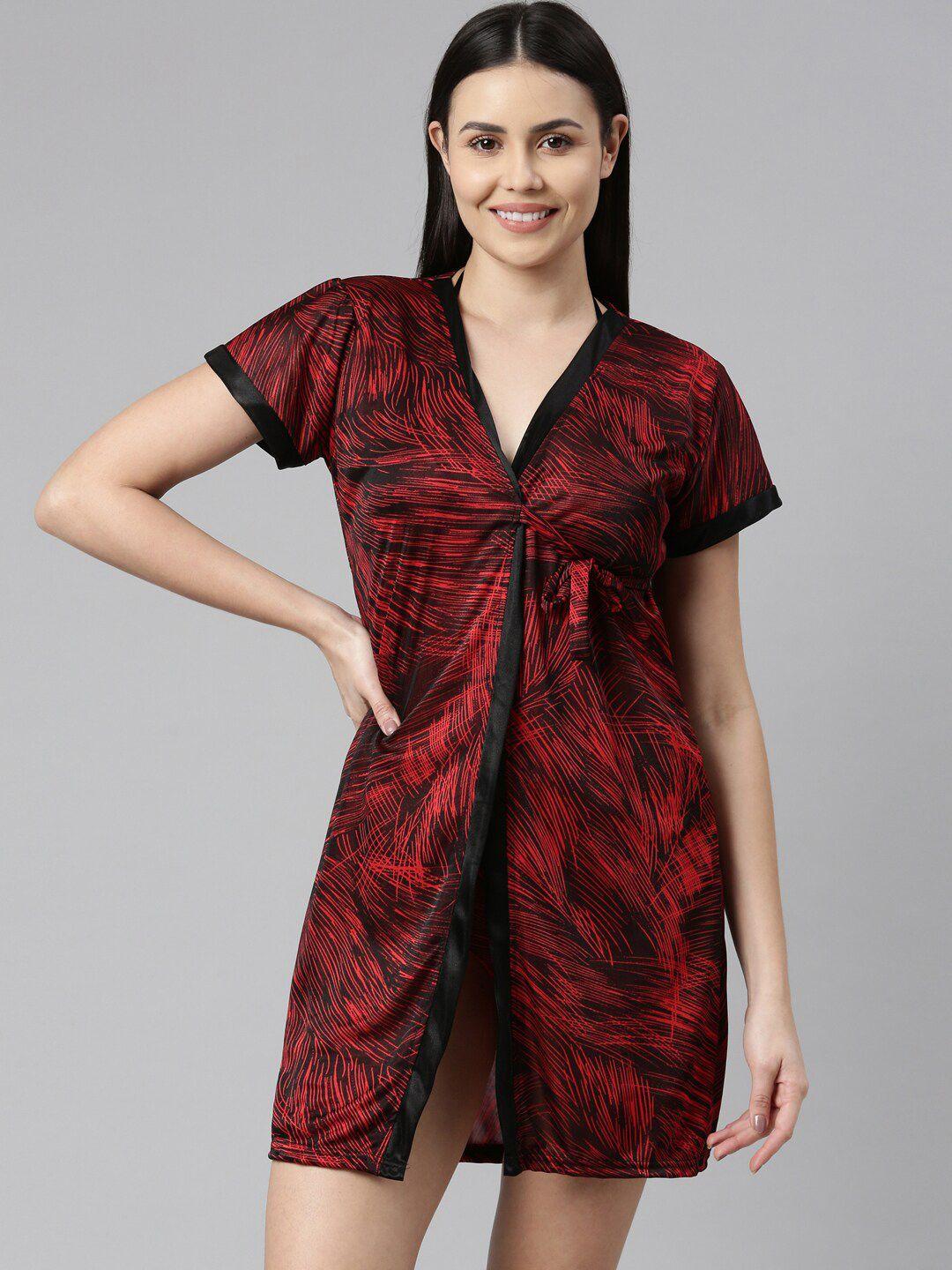 bailey sells red printed nightdress