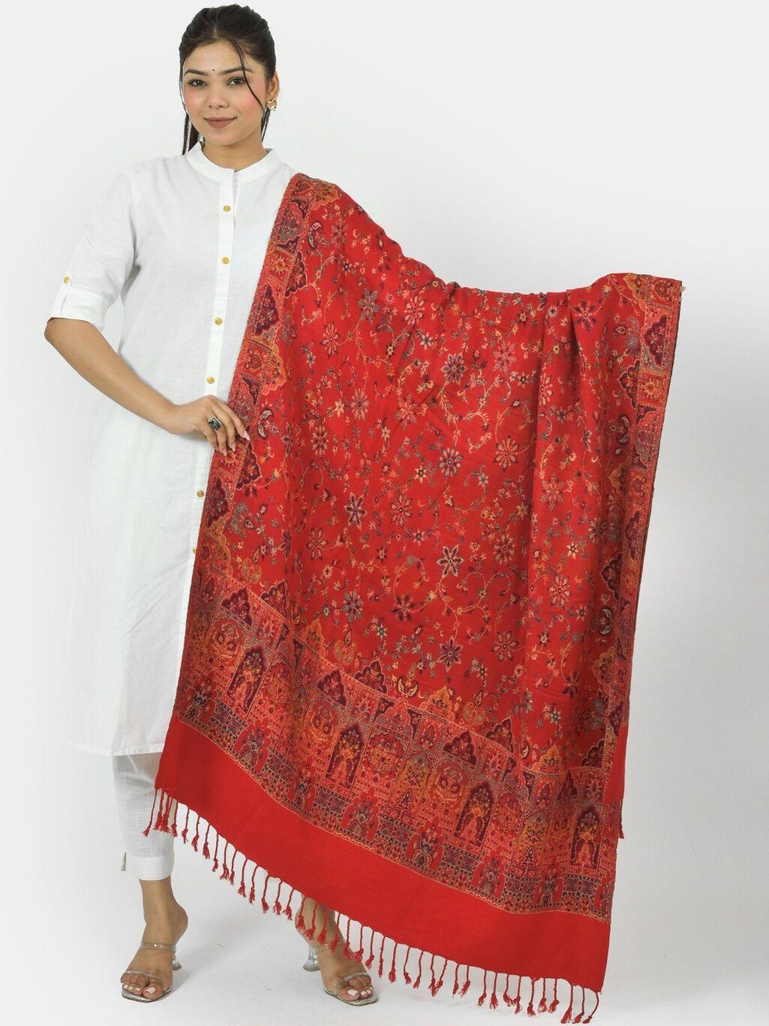 baisa ethnic motifs woven design pashmina shawl