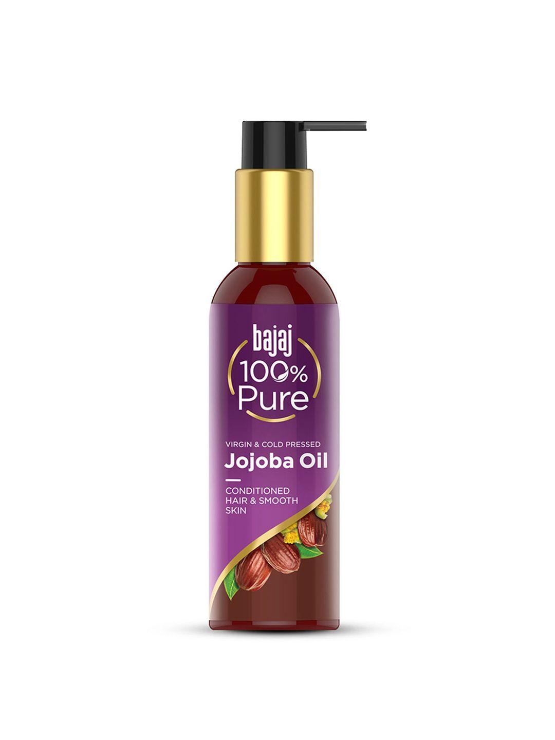 bajaj consumer care 100% pure virgin & cold pressed jojoba oil for conditioned hair - 200ml