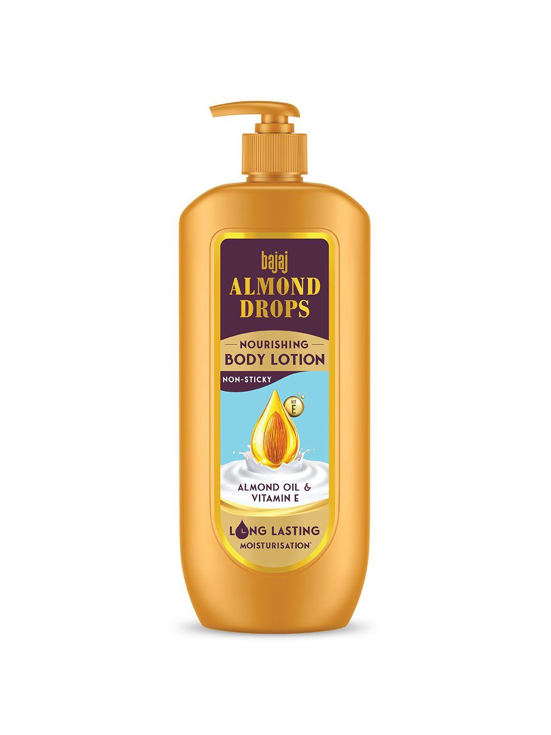 bajaj consumer care almond drops nourishing body lotion with vitamin e - 400ml