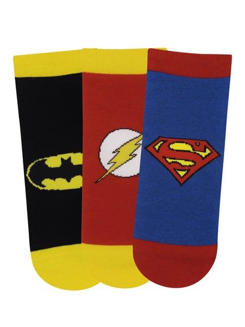 balenzia multicolor free size printed socks - pack of 3