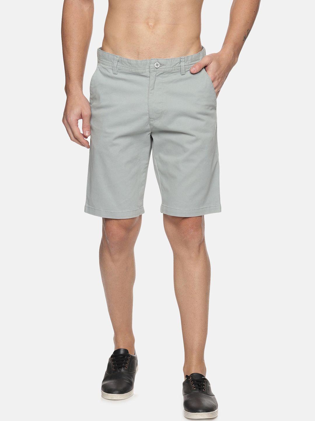 balista men blue solid cotton shorts