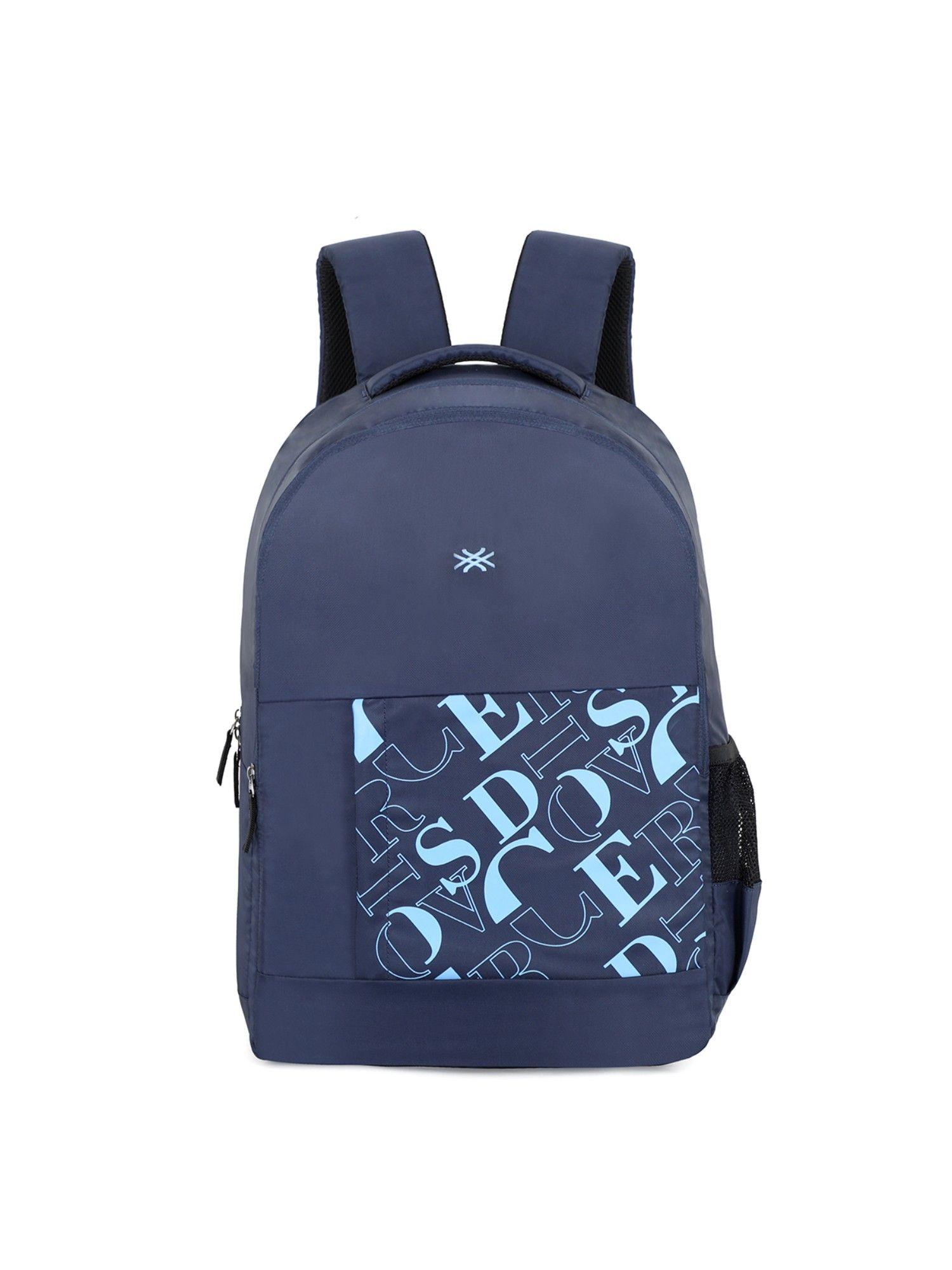 ballad 21l polyester non laptop backpack for unisex-navy & light blue (m)