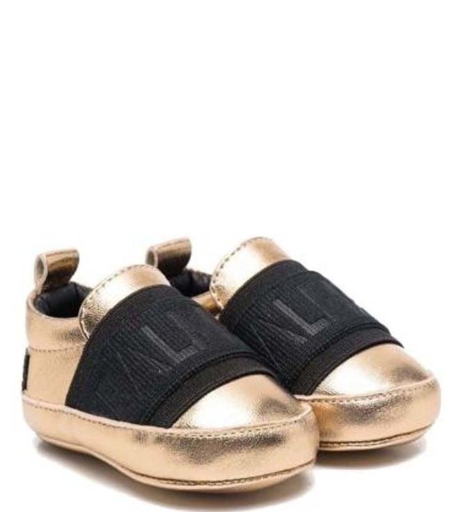 balmain kids gold girls sneakers