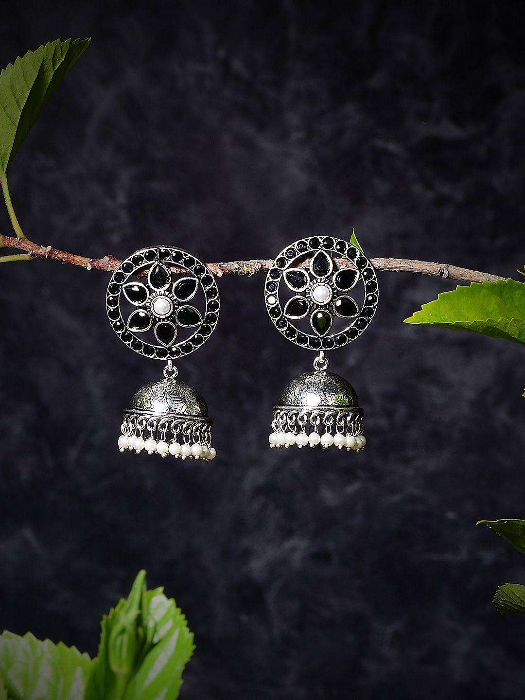 bamboo tree jewels contemporary jhumkas earrings