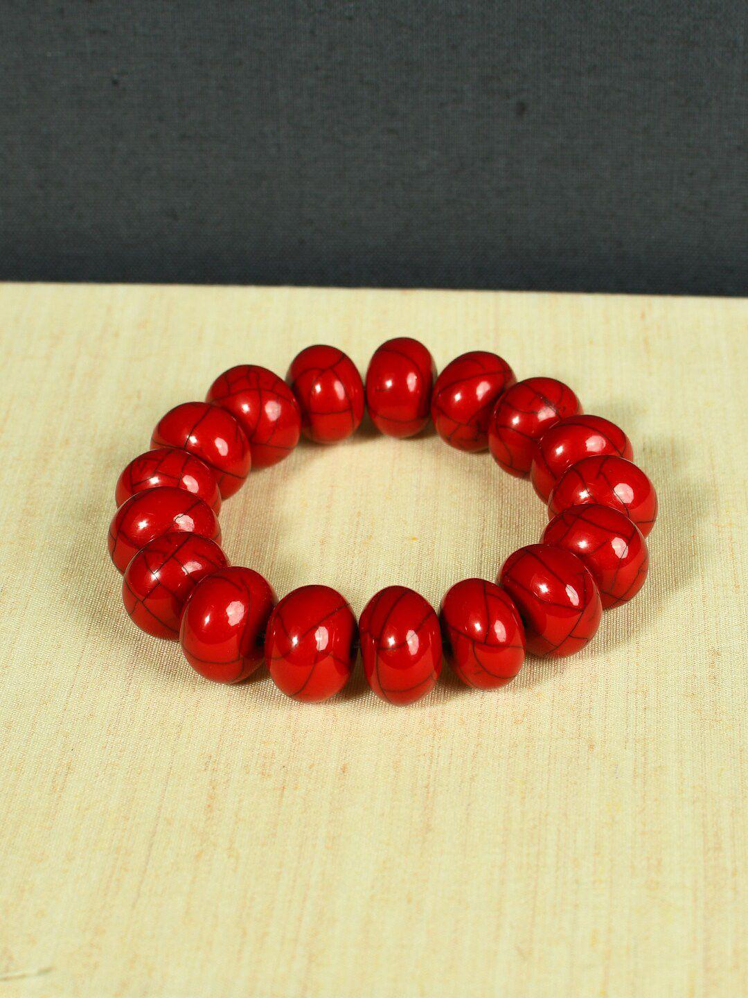 bamboo tree jewels elasticated stretchable beaded bracelet