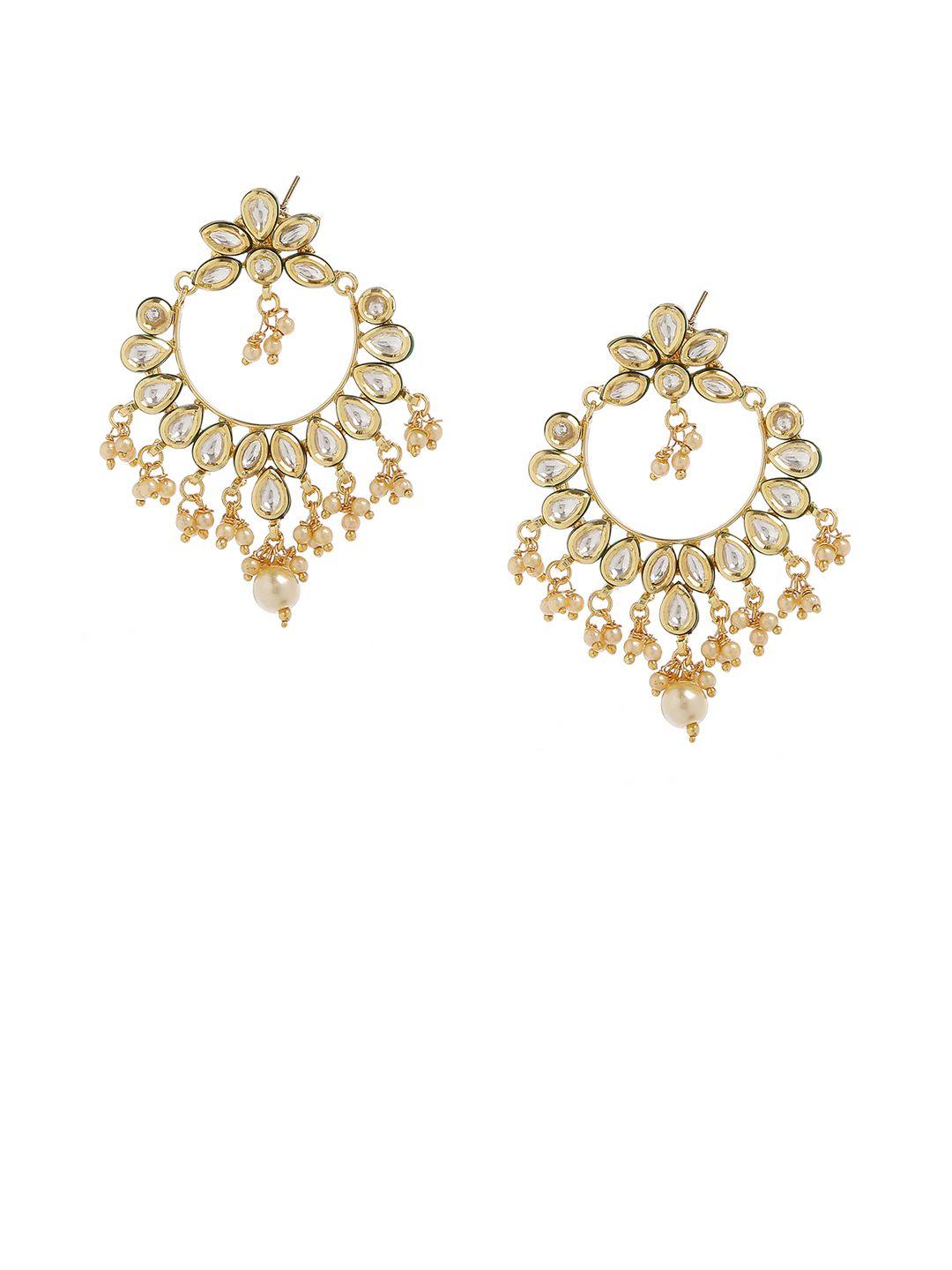 bamboo tree jewels gold-toned classic drop earrings