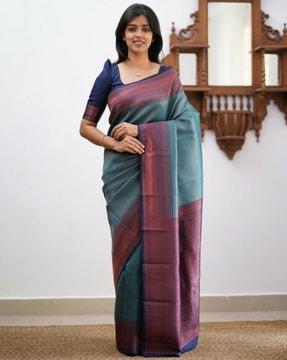 banarasi saree with woven motifs
