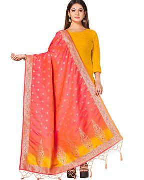 banarasi art silk dupatta with zari