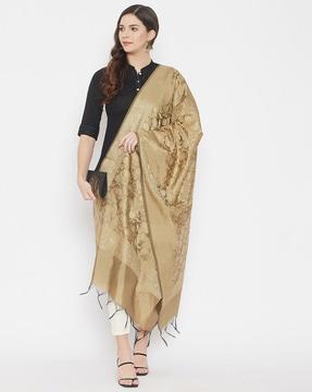 banarasi dupatta with tassels