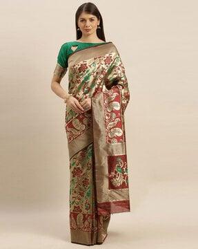 banarasi jacquard silk woven saree