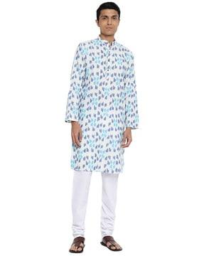 band-collar shirt kurta