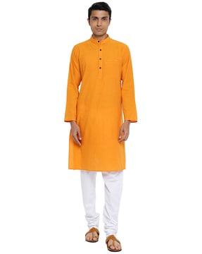 band-collar shirt kurta