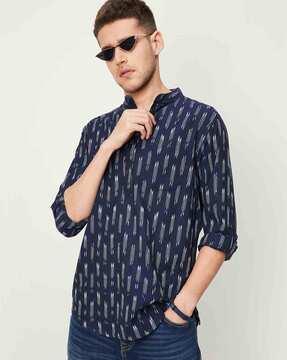 band-collar short kurta