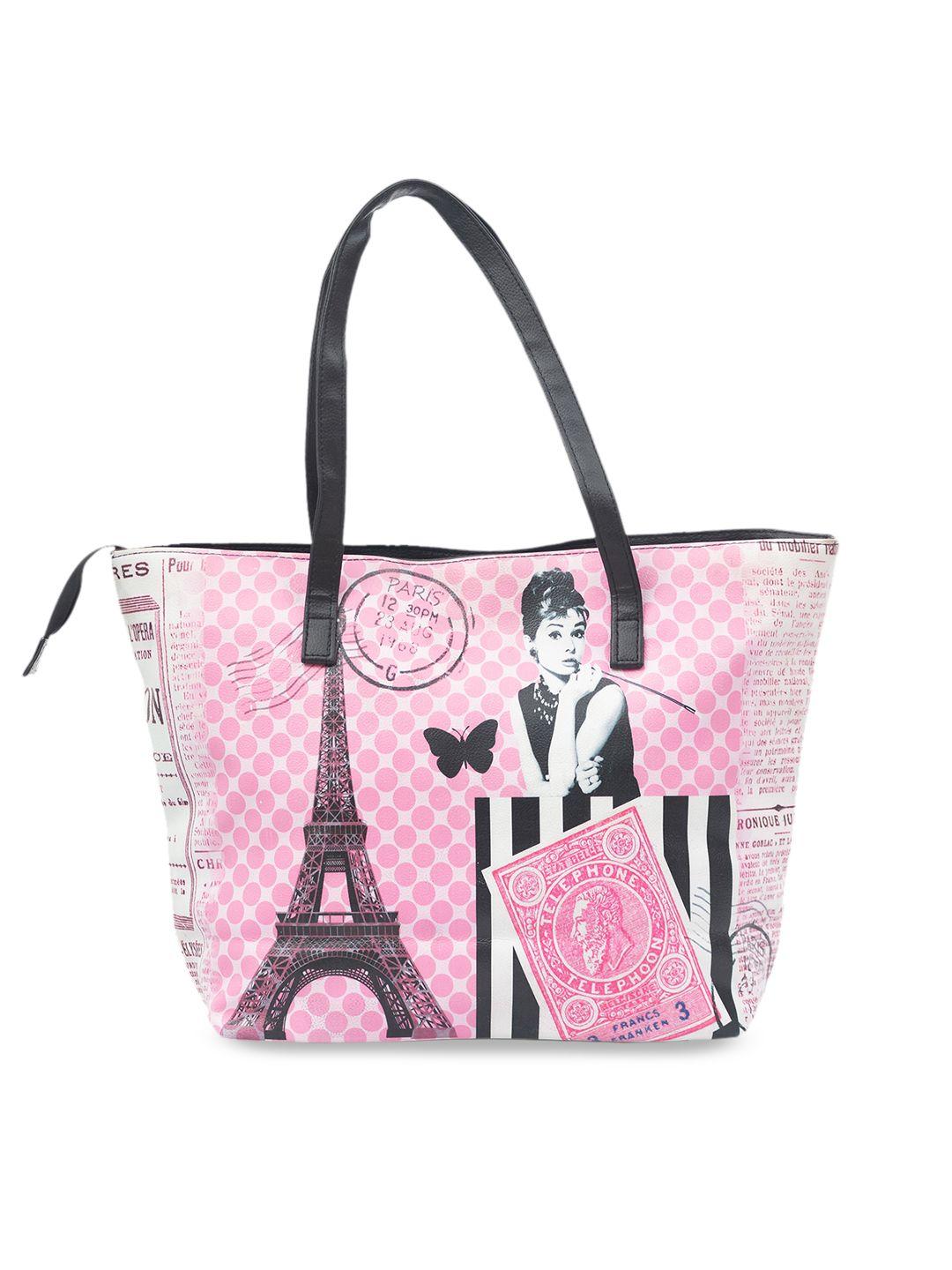 bandbox pink printed shoulder bag