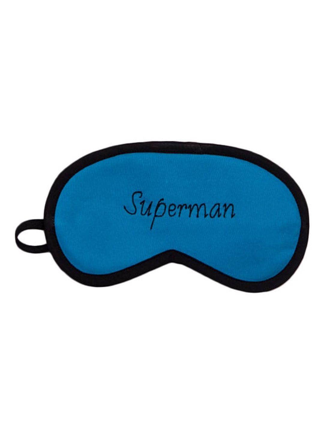 bandbox superman embroidered cotton eye mask