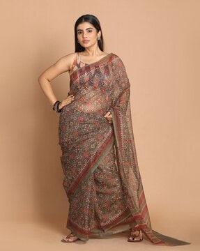 bandhani print supernet kota saree