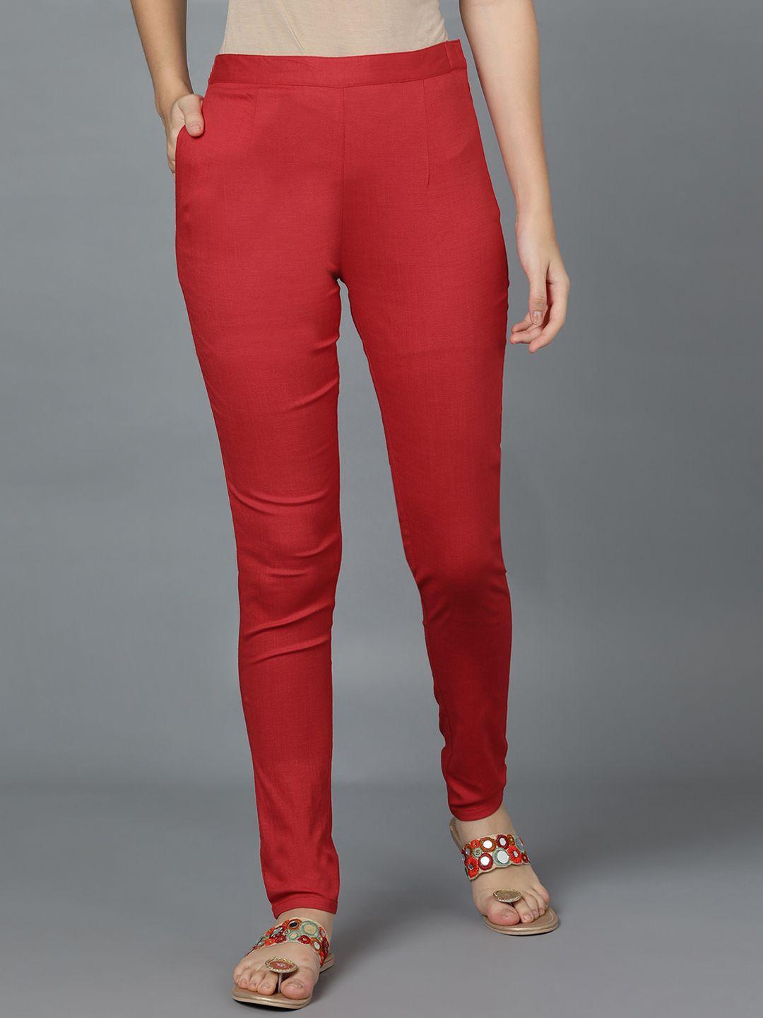 bani women red trousers