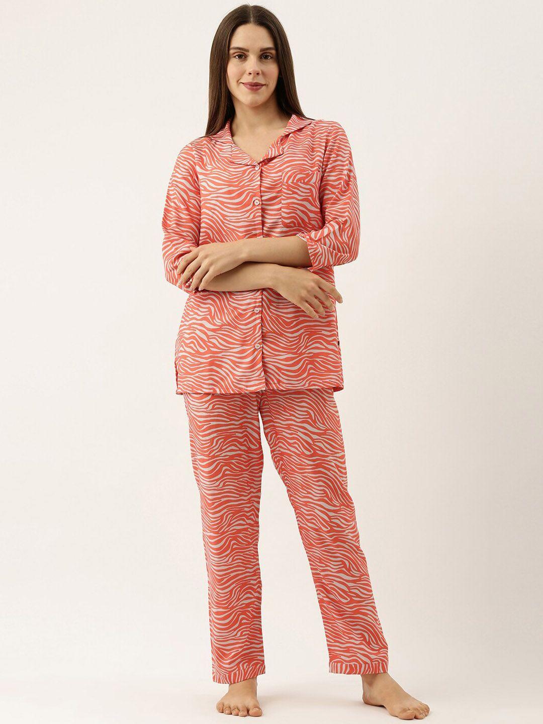 bannos swagger women printed night suit