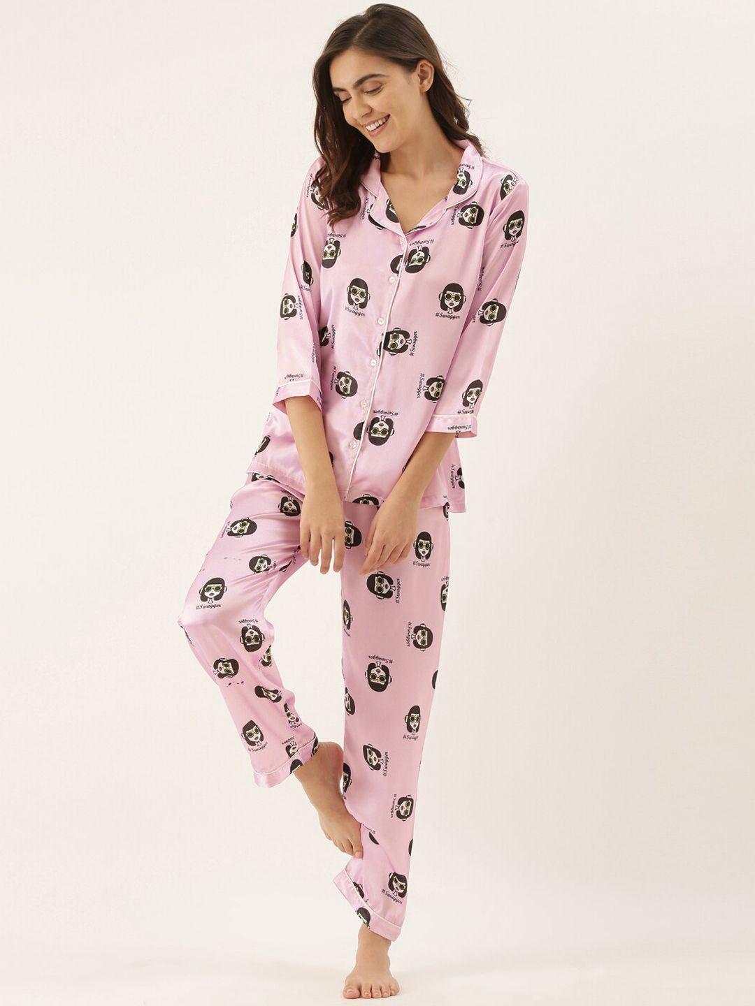 bannos swagger women printed nightsuit