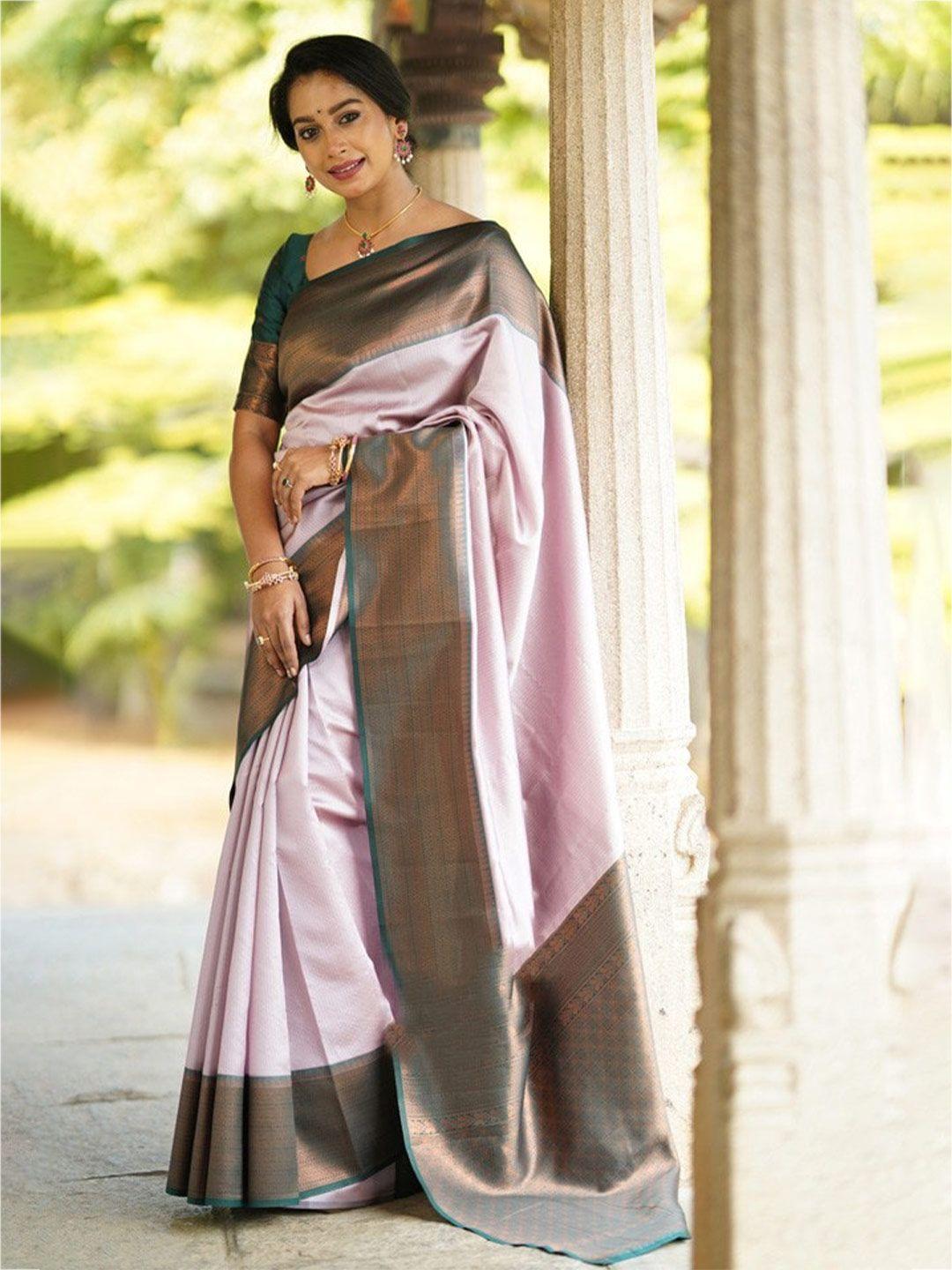 bansari textiles woven design zari pure silk kanjeevaram saree