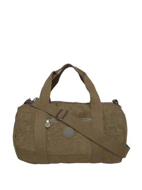 baomi beige medium duffle bag