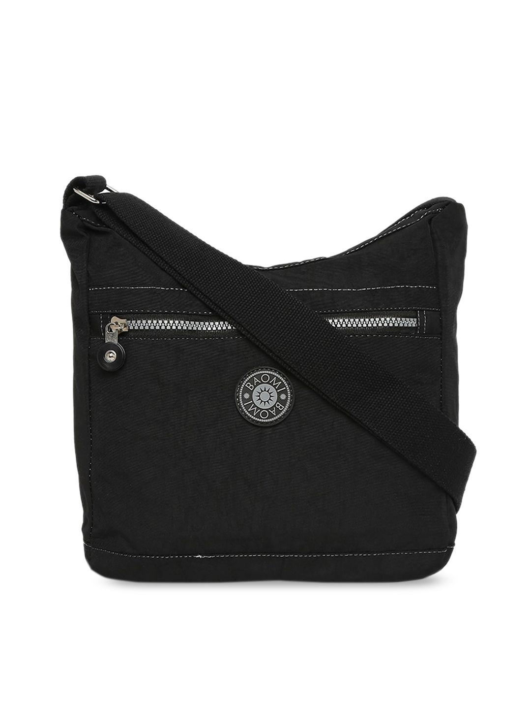 baomi black oversized sling bag